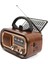 Ultratekno RX-BT628S Güneş Panelli Nostaljik Radyo Bt/tf/usb/fm/am/sw 3 Bandlı Radyo 2