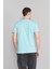 Çetinkaya Mentality 2772 Erkek V Yaka Basic T-Shirt Aqua Pamuk 4