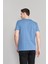 Çetinkaya Mentality 2772V V Yaka Basic T-Shirt Açık Indigo 4