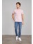 Çetinkaya Mentality 2772 Erkek V Yaka Basic T-Shirt Açık Pembe 2