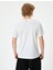 4SAM10020NK 000 Beyaz Erkek Polyester Jersey Kısa Kollu T-Shirt 4