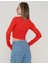 Kadin Cut Out / Pencereli Uzun Kollu Crop Top - Fillipa 3