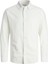 Jack & Jones Jjelinen Blend Shirt Ls Sn White 5