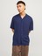 Jack & Jones Jjejeff Solıd Resort Shırt Ss Sn Navy 1