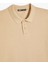 4SAM10113MK 057 Bej Erkek Pamuk Jersey Kısa Kollu Basic Polo T-Shirt 2
