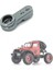 Metal Servo Kol Servo Korna Fms FCX24 1/24 Rc Paletli Araba Yükseltme Parçaları Yedek Aksesuarlar, Titanyum Renk (Yurt Dışından) 2