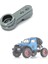 Metal Servo Kol Servo Korna Fms FCX24 1/24 Rc Paletli Araba Yükseltme Parçaları Yedek Aksesuarlar, Titanyum Renk (Yurt Dışından) 3