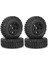 4 Adet 55MM 1.0 Inç Beadlock Jant Lastik Lastik Lastik 1/18 1/24 Rc Paletli Araba Traxxas TRX4M Eksenel SCX24 FCX24,1 (Yurt Dışından) 1