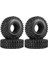 4 Adet 55MM 1.0 Inç Beadlock Jant Lastik Lastik Lastik 1/18 1/24 Rc Paletli Araba Traxxas TRX4M Eksenel SCX24 FCX24,1 (Yurt Dışından) 3