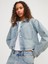 Kadin Cep Detayli Denim Gömlek - Kayla 4