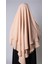 Sütlü Kahve Pratik Hazır Geçmeli Tesettür Eşarp Medine Ipeği Bağcıklı Çift Katlı Sufle Hijab 2302_26 3