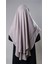 Taş Pratik Hazır Geçmeli Tesettür Eşarp Pamuk Caz Kumaş Çift Katlı Düz Hijab 2303_46 4