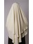 Ekru Pratik Hazır Geçmeli Tesettür Eşarp Medine Ipeği Bağcıklı Çift Katlı Sufle Hijab 2302_27 3