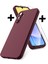 Samsung Galaxy A35 Kılıf Kamera Korumalı Yumuşak Renkli Silikon + 9h Ekran Koruyucu Cam 2'li Set 1