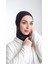 Lacivert Pratik Hazır Geçmeli Tesettür Bone Sandy Kumaş Spor Hijab 2113_02 1