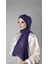 Mor Pratik Hazır Geçmeli Bone Şal Şifon Kendinden Boneli Tek Bantlı 1453_22 3