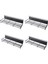 Buzdolabı ve Fırın Için 4pcs Manyetik Baharat Rafı Organizatörü, Mutfak Için Metal Buzdolabı Rafı, Siyah (Yurt Dışından) 1