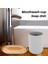 Banyo Aksesuarları Seti Sabunluk Şişe Bulaşık Tuvalet Diş Fırçası Tutucu Fincan Takım Elbise Gri (Yurt Dışından) 4