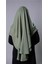 Fıstık Yeşili Pratik Hazır Geçmeli Tesettür Eşarp Pamuk Caz Kumaş Çift Katlı Çapraz Hijab 2304_36 4