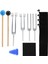 4 Paket Diyapazon SETI(128 HZ,256 HZ,512 HZ,528 Hz)Ses Şifası Ses Titreşim Aletleri Için Ayar Çatalı Çekiç ile (Yurt Dışından) 2