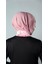 Pembe Pratik Hazır Geçmeli Tesettür Eşarp Sandy Kumaş Arkadan Çıtçıtlı 2206_04 4