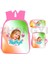 NASTYA165 3 Adet Set 16 Inç 3D Baskılı Rusya Gibi Nastya Sevimli Sırt Çantaları Kızlar Için Trendy Okul Çantaları Pembe Kitap Çantası Gençler Açık Spor Seyahat Sırt Çantası (Yurt Dışından) 1