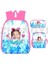 NASTYA165 3 Adet Set 16 Inç 3D Baskılı Rusya Gibi Nastya Sevimli Sırt Çantaları Kızlar Için Trendy Okul Çantaları Pembe Kitap Çantası Gençler Açık Spor Seyahat Sırt Çantası (Yurt Dışından) 3