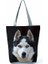 HL5150 Köpek Çantası Alman Çoban Boston Terrier Bulldog Husky Köpek Nedensel Tote Çanta Kadın Çanta Bayan Omuz Çantaları Yeniden Kullanılabilir Alışveriş Çantası (Yurt Dışından) 1
