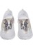 SPF1544AA 41 Instantarts Güzel Boston Terrier Tasarım Çiçek Baskı Yaz Açık Hava Nefes Alabilen Örgü Ayakkabı Salya Çantalı Yumuşak Slip On Ayakkabı (Yurt Dışından) 1