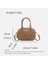 Kahverengi 19X8X14CM Lüks Tasarımcı Boston Kadın Çantaları 2023 Moda Trendi Bowling Çantası Günlük Moda Dizel Çanta Crossbody Çanta Promosyon Zadig (Yurt Dışından) 3