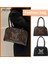 Kahverengi Kadın Deri Çanta Su Geçirmez Fermuar Omuz Çantası Işlemeli Kelebek Üst Kolu Çanta Satchel Hobo Çanta Kız Şık Çanta (Yurt Dışından) 2