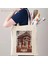 B New York 35 cm x 40 cm Londra Louvre Pisa Kiev Roma Santorini Atina Bali Berlin Boston Dubai Dublin Floransa Mürekkep Suluboya Resim Totes Çanta Hangbag (Yurt Dışından) 5