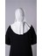 Krem Pratik Hazır Geçmeli Şal Şifon Kumaş Bone 3009_40 3