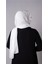 Krem Pratik Hazır Geçmeli Şal Şifon Kumaş Bone 3009_40 5