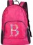 10PINK B Naylon Su Geçirmez Seyahat Sırt Çantaları Erkekler Seyahat Çantaları Yürüyüş Sırt Çantası Açık Spor Okul Çantası Pembe Mektup Desen Kadın Sırt Çantası (Yurt Dışından) 4
