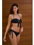 Yanları Zımbalı Çizgili Bikini Alt 1