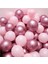 Parlak Krom Pembe ve Pastel Pembe Balon 10 Adet 1