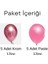 Parlak Krom Pembe ve Pastel Pembe Balon 10 Adet 2