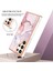 Samsung Galaxy S24 Ultra Için Mermer Şık Desenli Tpu Tampon Telefon Kılıfı - Rose Gold (Yurt Dışından) 3