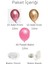 Balon Zincir Seti 60 Adet Pastel ve Krom Renkler ( Pembe,gold,pastel Pembe ) 3