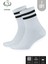 Kral Socks Erkek - Kadın Çizgili Kolej Tenis Çorabı Pamuklu Terletmez Çorap 1