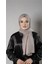 Vizon Pratik Hazır Geçmeli Tesettür Şal Örme Kumaş Taş Desenli 2118T_10 1