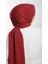 Kırmızı Düz Klasik Şal Medine Ipeği Sade 202103_31 3