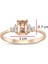 Morganite Taşlı Tasarım Pırlanta Yüzük 5