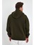 Haki Hoodie, Oversize Sweatshirt, Erkek Hoodie, Kanguru Cep Kapüşonlu 4
