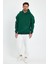 Yeşil Hoodie, Oversize Sweatshirt, Erkek Hoodie, Kanguru Cep Kapüşonlu 1