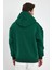 Yeşil Hoodie, Oversize Sweatshirt, Erkek Hoodie, Kanguru Cep Kapüşonlu 3