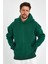 Yeşil Hoodie, Oversize Sweatshirt, Erkek Hoodie, Kanguru Cep Kapüşonlu 5