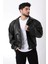 Oversize Bel Lastikli Suni Deri Mont ARW-OVR-50372 2
