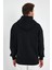 Siyah Hoodie, Oversize Sweatshirt, Erkek Hoodie, Kanguru Cep Kapüşonlu 4